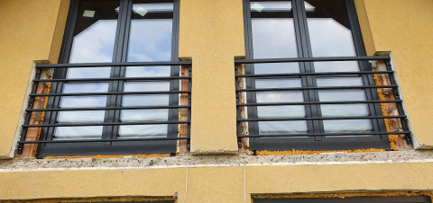 balustrada francuska z wypełnieniem poziomym 20x40mm SB-13/2 balustrada francuska z wypełnieniem poziomym 20x40mm SB-13/2