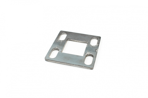 Stopa montażowa 120x120 mm dla profilu 60x60 mm stal czarna S235 Stopa montażowa 120x120 mm dla profilu 60x60 mm stal czarna S235