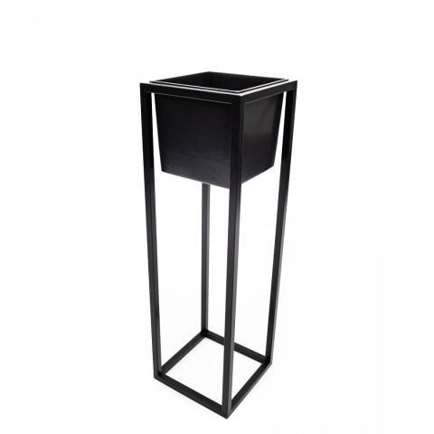 Kwietnik loft stojak metalowy z wkładem na kwiaty 68x21 SD-4/3 Kwietnik loft stojak metalowy z wkładem na kwiaty 68x21 SD-4/3