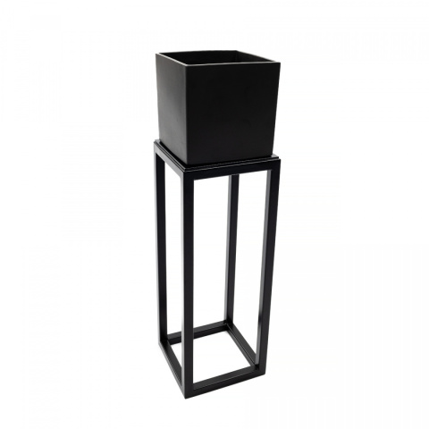 Kwietnik loftowy loft stojak metalowy na kwiaty 40x15 SD-3/1 osłonka donica antracyt Kwietnik loftowy loft stojak metalowy na kwiaty 40x15 SD-3/1 osłonka donica antracyt
