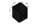 adapter 35x35mm do balustrada wewnętrzna pionowa harfa 30x30mm