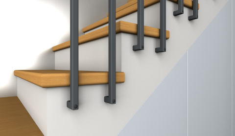 balustrada pionowa harfa lamele metal balustrada pionowa harfa lamele metal