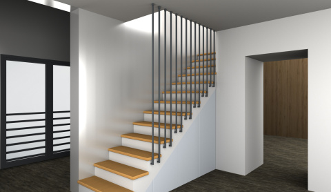 balustrada pionowa harfa lamele metal balustrada pionowa harfa lamele metal