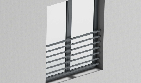 Balustrada francuska 40x40mm SB-13/5(2) 120cm-260cm portfenetr Balustrada francuska 40x40mm SB-13/5(2) 120cm-260cm portfenetr