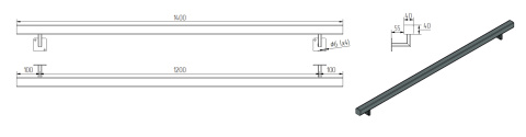dane techniczne poręczy ściennej SB-26/2 140cm dane techniczne poręczy ściennej SB-26/2 140cm