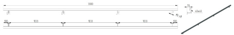 dane techniczne poręczy ściennej SB-26/2 330cm dane techniczne poręczy ściennej SB-26/2 330cm
