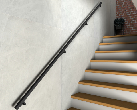 poręcz ścienna schodowa 30x30mm SB-26/3 320cm składana wewnętrzna poręcz ścienna schodowa 30x30mm SB-26/3 320cm składana wewnętrzna