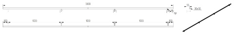 dane techniczne poręczy ściennej składanej 330cm dane techniczne poręczy ściennej składanej 330cm