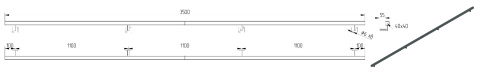 dane techniczne poręczy ściennej składanej 350cm dane techniczne poręczy ściennej składanej 350cm