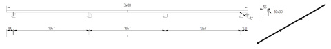 dane techniczne poręczy ściennej składanej 340cm dane techniczne poręczy ściennej składanej 340cm