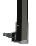 adapter boczny 40x40mm do balustrada wewnętrzna pionowa harfa 35x35mm