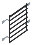 Balustrada francuska z wypełnieniem poziomym 40x20mm SB-13/14