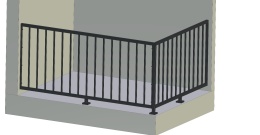 Balustrada zewnętrzna balkonowa SB-28/3